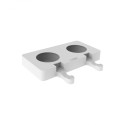 Moule à Glace Silicone Rond 3D Ø 7 x H 2,3 cm (x2) - Silikomart