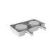 Moule à Glace Silicone Rond 3D Ø 7 x H 2,3 cm (x2) - Silikomart