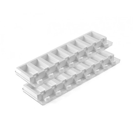 Moule à Glace Silicone 16 Mini Chic avec bâtonnets - Silikomart