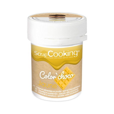 Colorant chocolat Color'choco jaune 5g ScrapCooking
