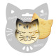 Kit Biscuit Chat 7,2 cm - ScrapCooking