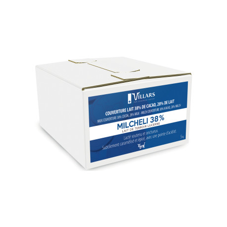 Chocolat au Lait en Pistoles Micheli 38% 5 kg - Villars