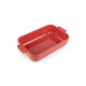 Plat à Four Rectangulaire en Céramique Appolia 22 cm Rouge - Peugeot