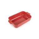 Plat à Four Rectangulaire en Céramique Appolia 22 cm Rouge - Peugeot
