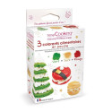 DDM Dépassée Colorant alimentaire en poudre Noël 3x5g - ScrapCooking