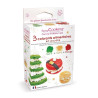 DDM Dépassée Colorant alimentaire en poudre Noël 3x5g - ScrapCooking