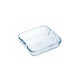 Plat à Four en Verre Carré 25 x 21 cm 2 L Classic - Pyrex