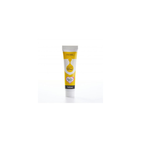 Colorant gel ProGel Jaune 25g Rainbow Dust
