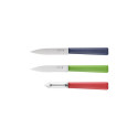 Coffret Couteaux de Cuisine et Éplucheur Trio Les Essentiels + - Opinel
