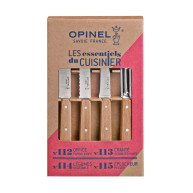 Coffret Couteaux de Cuisine et Éplucheur Naturel Les Essentiels - Opinel