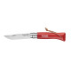 Couteau de Poche Rouge Baroudeur N°8 - Opinel
