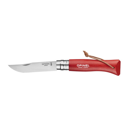 Couteau de Poche Rouge Baroudeur N°8 - Opinel
