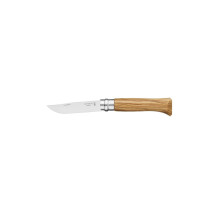Couteau de Poche Plumier Olivier avec Étui Baroudeur N°8 - Opinel