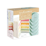 Layer cake Ø15,5 cm - 5 moules silicone - ScrapCooking