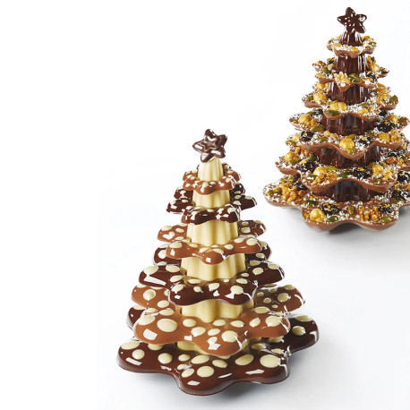 Moule Chocolat Sapin de Noël Ring Ø 16 x H 20 cm (x1) - Pavoni