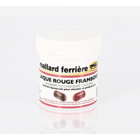 Colorant chocolat rouge framboise 15g