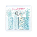 DDM Dépassée Décors sucrés Blue Mix 64g - ScrapCooking