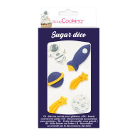 DDM Dépassée Décoration sucres "espace" - ScrapCooking