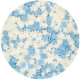  Décors sucrés étoile blanc bleu