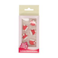DDM Dépassée Décoration en sucre Père Noël x8 - Funcakes