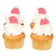  Décoration en sucre Père Noël x8 - Funcakes