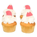 Décoration en sucre Père Noël x8 - Funcakes Décoration en sucre Père Noël x8 - Funcakes