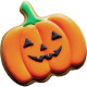 biscuit Halloween citrouille Wilton