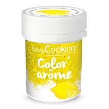 DDM Dépassée Color'arôme jaune / citron 10g - ScrapCooking