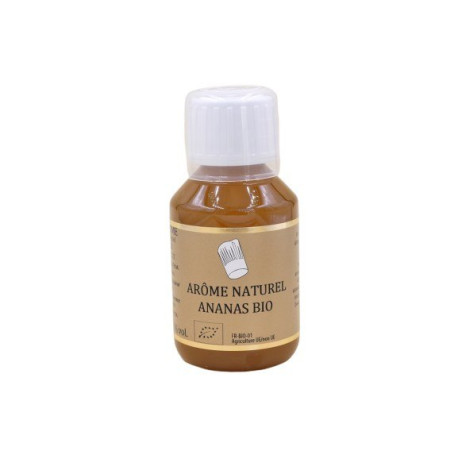 DDM Courte Arôme alimentaire BIO naturel ananas 115ml - Selectarome
