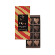 DDM Dépassée Coffret 8 Cœurs Fourrés Chocolat Noir et Lait – Valrhona
