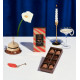 Coffret cœurs en chocolat (Noir & Lait) - ambiance