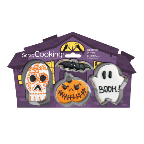 Emporte-Pièces Halloween x4 - Scrapcooking