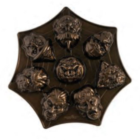 Moule à Gâteaux Monstres (x8) Bronze - Nordic Ware
