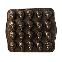 Moule à Gâteaux Têtes de Mort (x20) Bronze - Nordic Ware