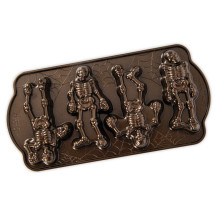 Moule à Gâteaux Squelettes (x4) Bronze - Nordic Ware