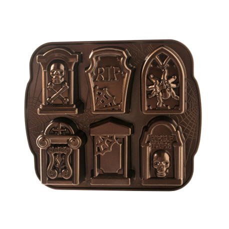Moule à Gâteaux Pierres Tombales (x6) Bronze - Nordic Ware