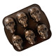 Moule à Gâteaux Têtes de Mort (x6) Bronze - Nordic Ware
