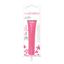 DDM Courte Stylo choco fuchsia 25g - ScrapCooking