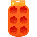 Moule Silicone Citrouille Halloween 6 Empreintes - Wilton