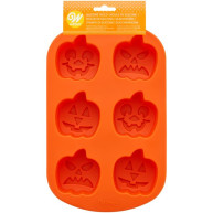Moule Silicone Citrouille Halloween 6 Empreintes - Wilton
