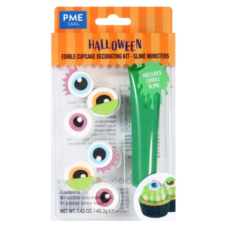 Kit Décoration Cupcakes Monstres Halloween - PME
