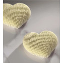 Moule Silicone Cœur Tricot 15,5 x 14,6 cm x H 5,2 cm Pavoni