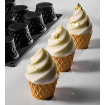 Moule Silicone Glace 5,5 x H 8,8 cm (x22) Pavoflex