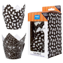 Caissettes Cupcakes Tulipe Nuit Terrifiante (x24) - PME