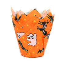 Caissettes Cupcakes Halloween Tulipe (x36) - House of Marie