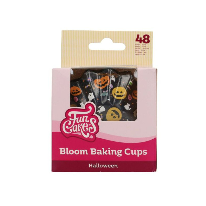 Caissettes Cupcakes Noires Halloween (x48) - Funcakes Caissettes Cupcakes Noires Halloween (x48) - Funcakes