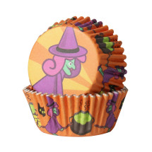 Caissettes Cupcakes Aluminium Sorcières Maléfiques (x30) - PME