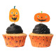 24 Caissettes Cupcakes + 24 Cake Topper Citrouille - PME
