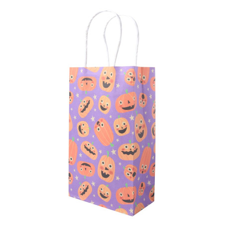 Sacs en Papier Citrouille Halloween (x4) - PME