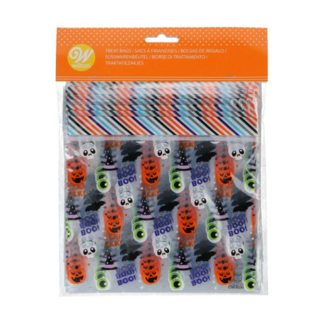 Sachet Bonbon Transparent Halloween (x20) - Wilton